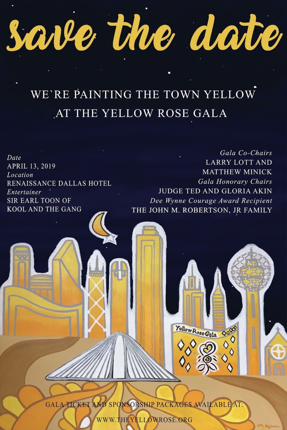 Yellow Rose Gala - 2019